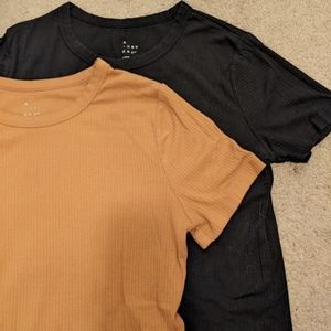 A new day ribbed knit Tshirt bundle